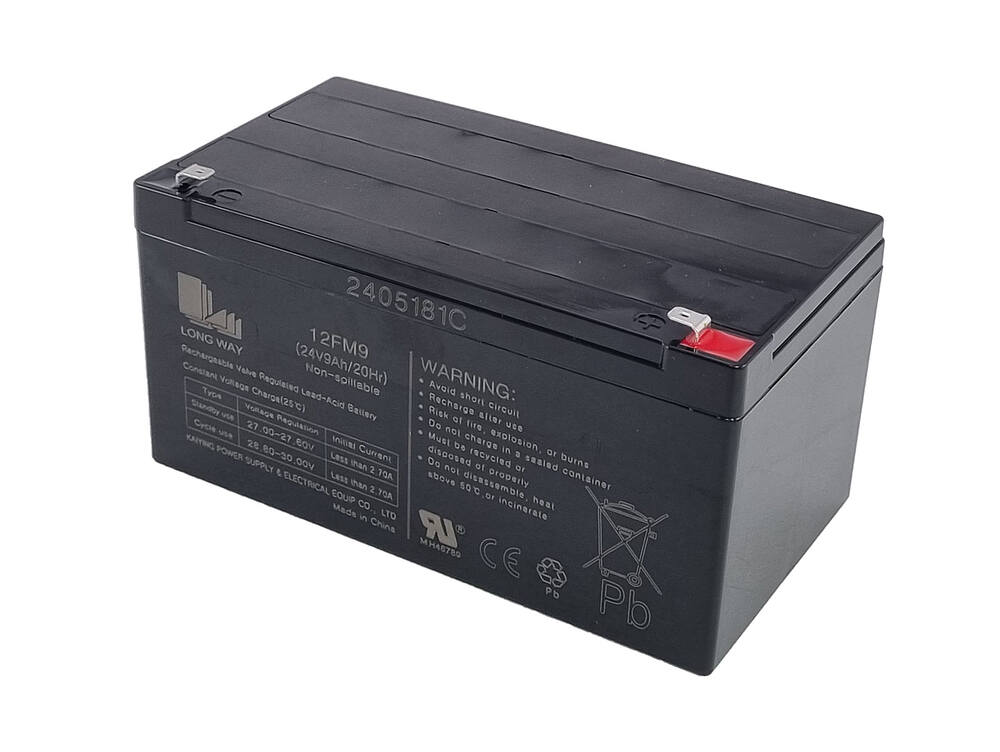 Gelová nabíjecí baterie 24V/9Ah Long Way