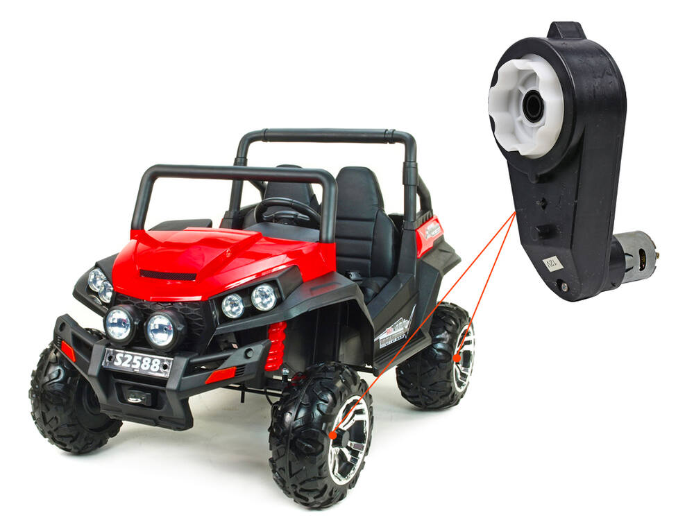 Dětská bugina V-Twin 4x4 - náhradní elektrický motor s převodovkou pro pohon kol