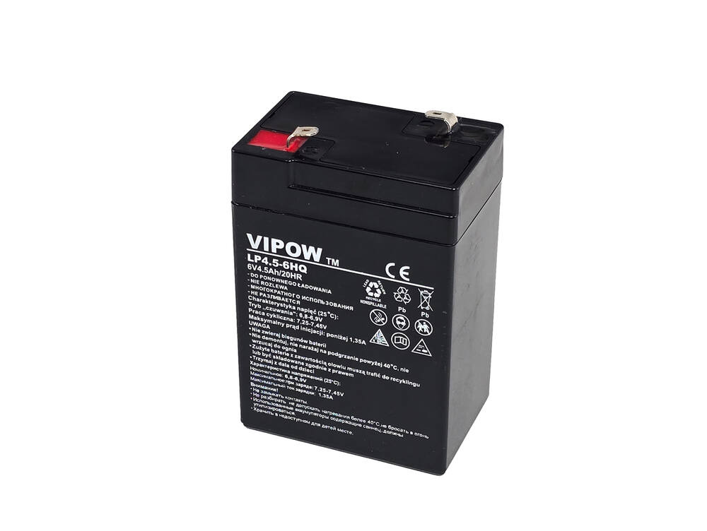 Gélová nabíjacia batéria 6V/4,5Ah HQ