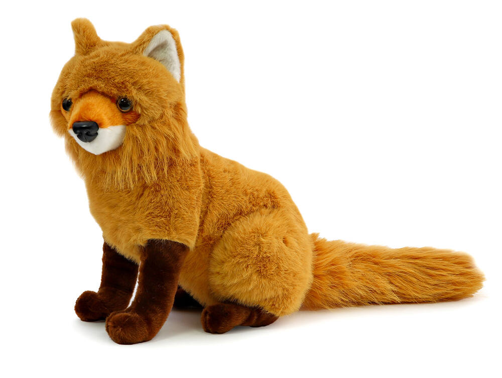 Plyšová liška sedící 40 cm
