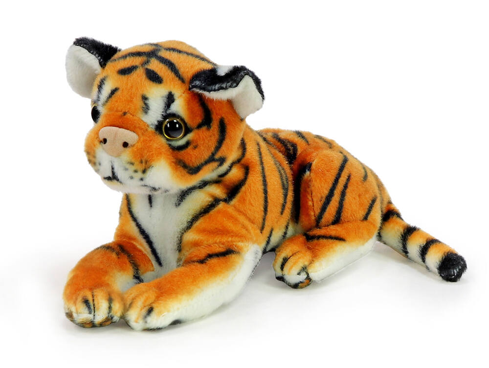 Malý plyšový tygřík ležící 22 cm