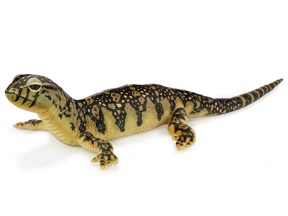 Velký plyšový varan 204 cm, hnědý