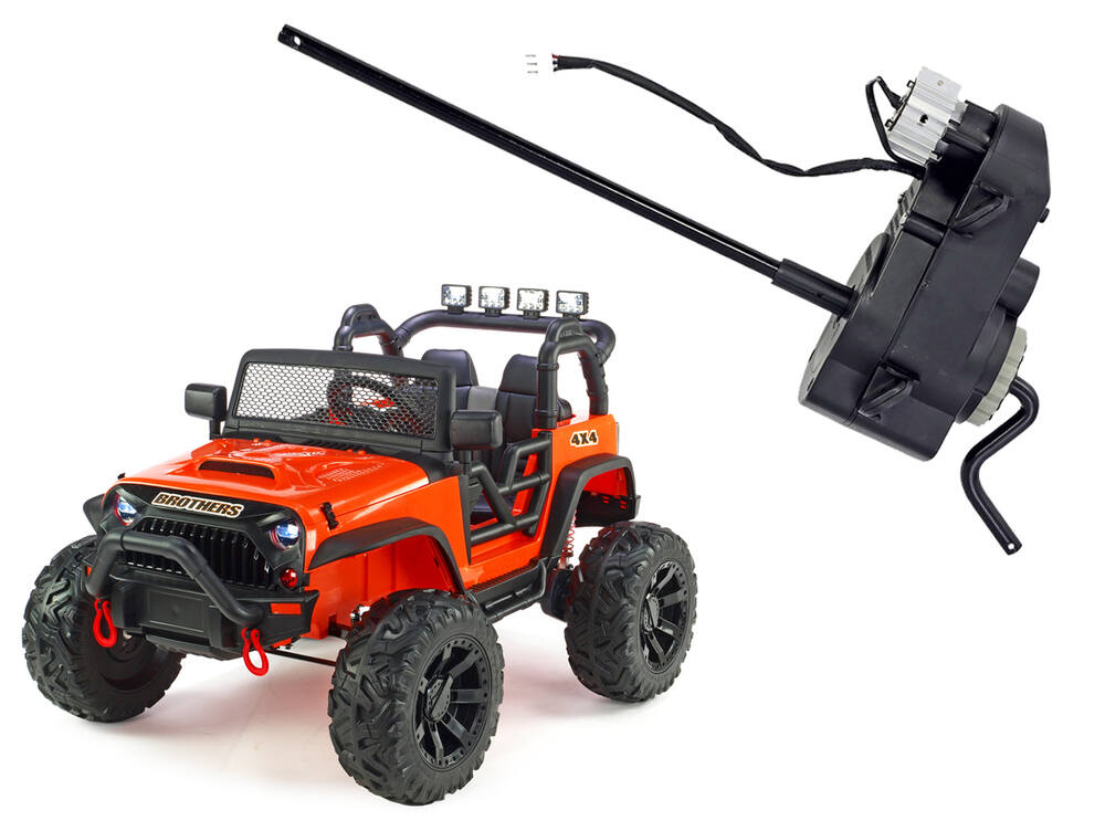 Detské autíčko teréniak Brothers 24V - náhradný motor s prevodovkou pre riadenie