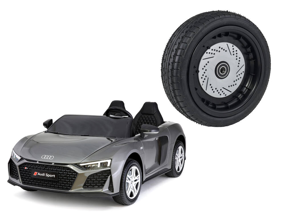 Detské elektrické autíčko andos Audi R8 Spyder Pro 24V/200W - náhradné koleso nafukovacie univerzálne