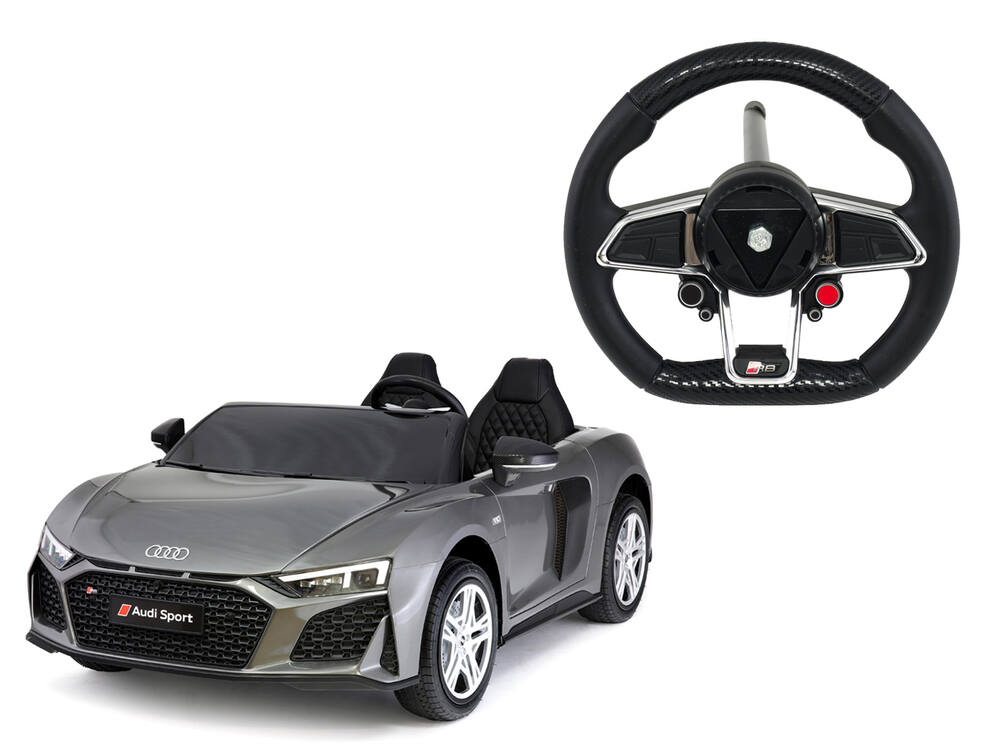 Náhradný volant pre detské autíčko andos Audi R8 Spyder Pro 24V/200W s bezkefovým motorom
