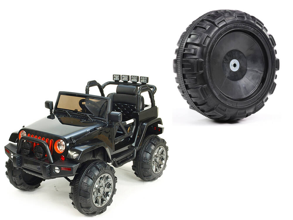 Dětské autíčko Wrangler BDM0905 - náhradní kolo EVA přední pravé/levé