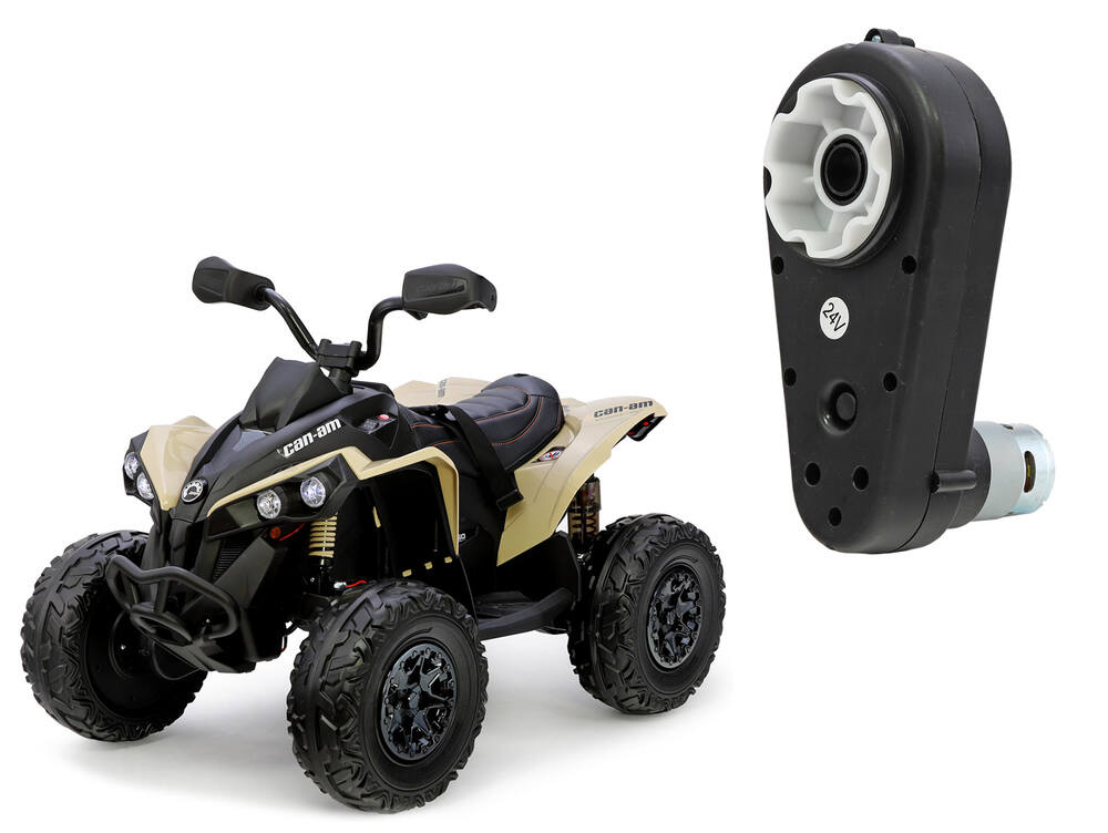 Dětská čtyřkolka Can-Am Renegade 4x4 24V - náhradní motor s převodovkou pro pohon kol