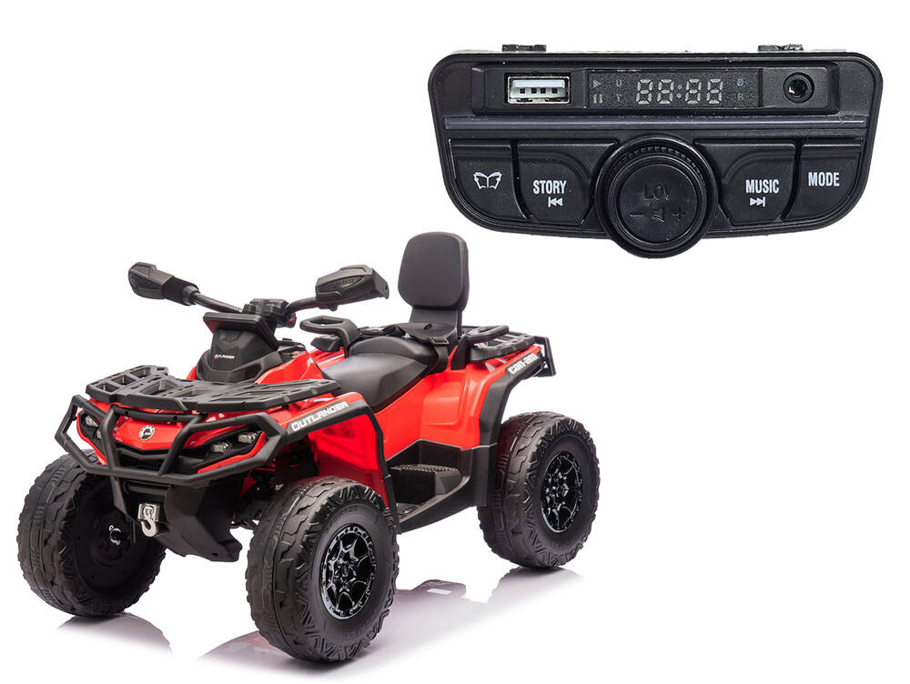 Náhradný hudobný panel pre detskú elektrickú štvorkolku Can-Am Outlander 4x4 24V