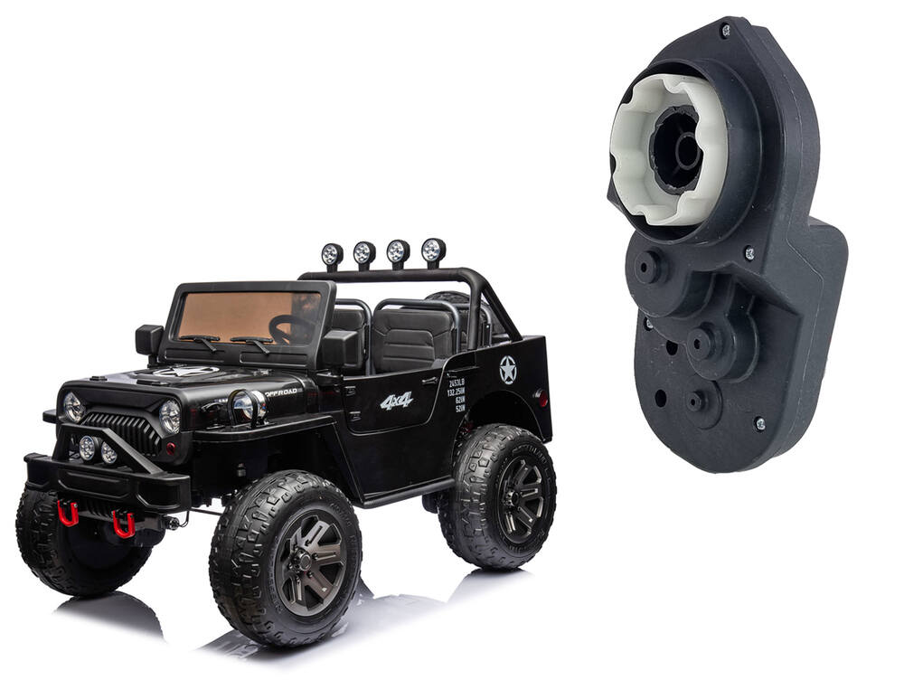 Detské elektrické autíčko džíp Patriot XXL 24V - náhradný motor s prevodovkou pre pohon kolies
