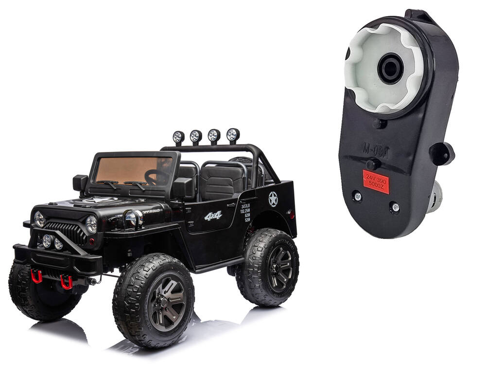 Detské elektrické autíčko džíp Patriot XXL 24V - náhradný motor s prevodovkou pre riadenie