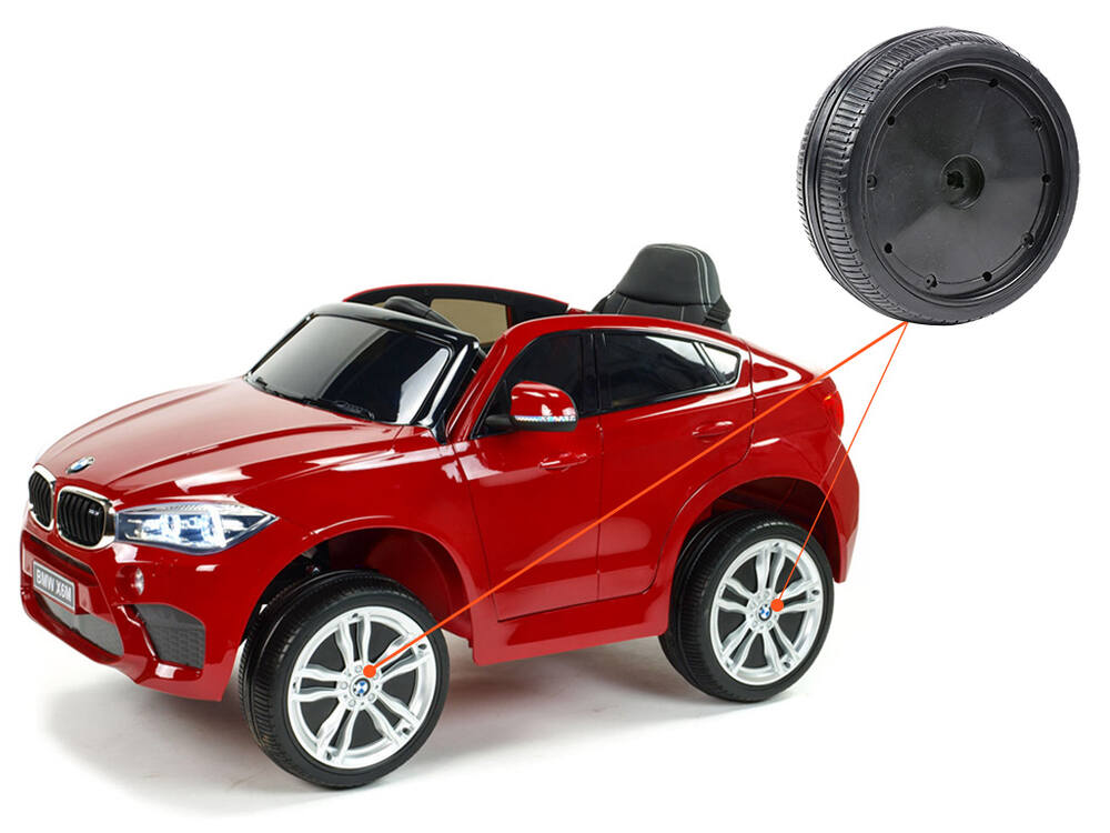 Dětské autíčko BMW X6 M jednomístné - náhradní kolo EVA univerzální