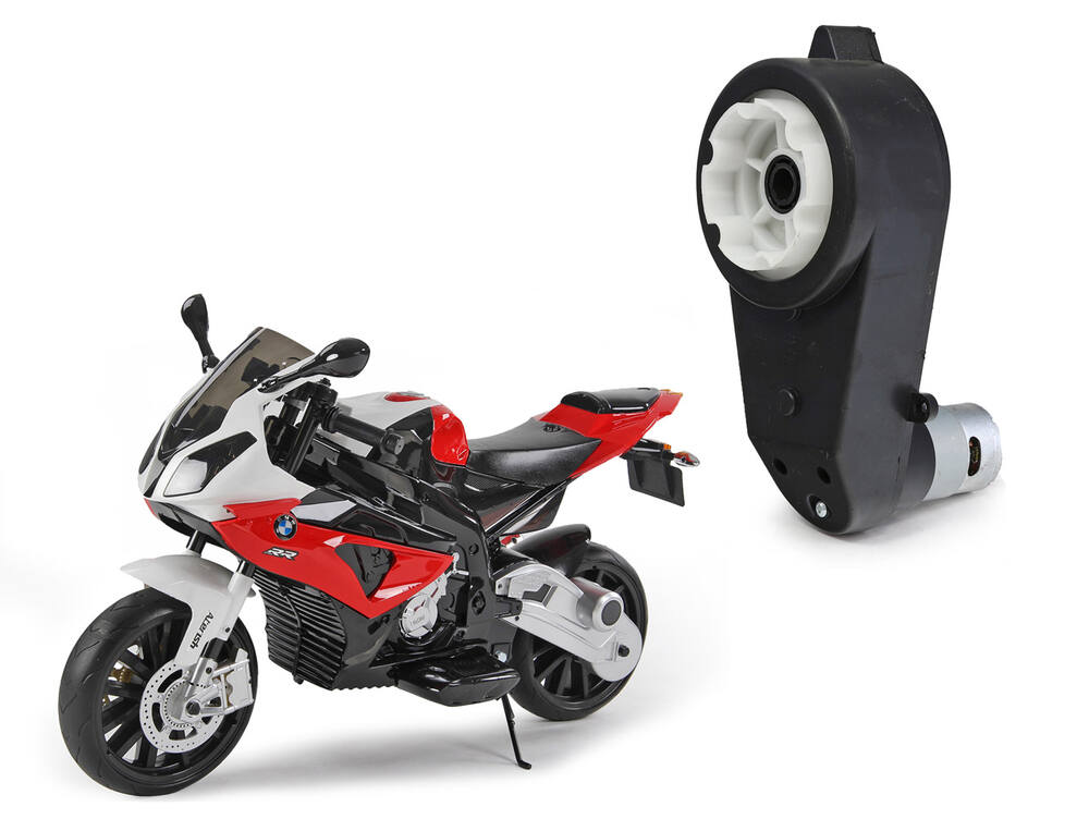 Dětská motorka BMW S1000 RR 12V - náhradní motor s převodovkou pro pohon kol