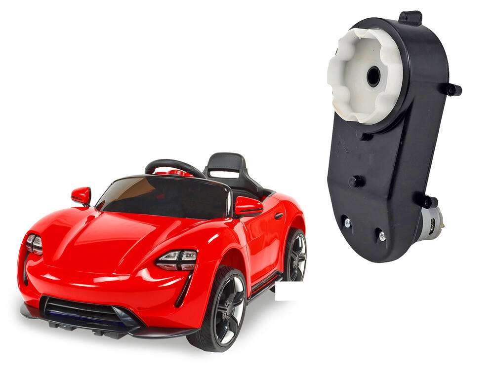 Detské elektrické autíčko Neon QLS - náhradný motor s prevodovkou pre riadenie