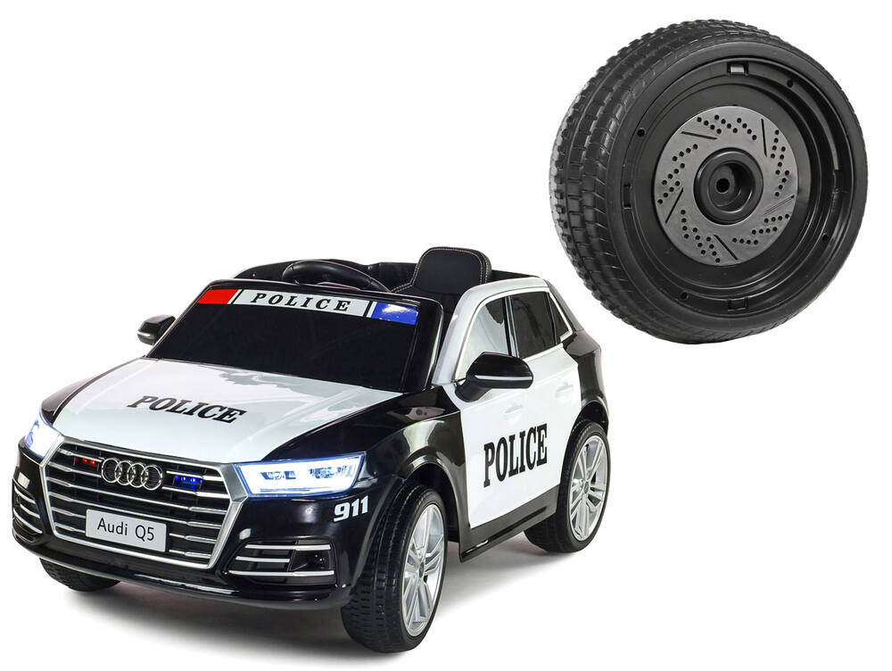 Dětské autíčko Audi Q5 Policejní - náhradní kolo EVA univerzální