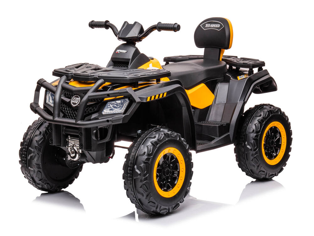 Dětská elektrická čtyřkolka andos Shelma 4x4 24V/480W, žlutá (sestavené)