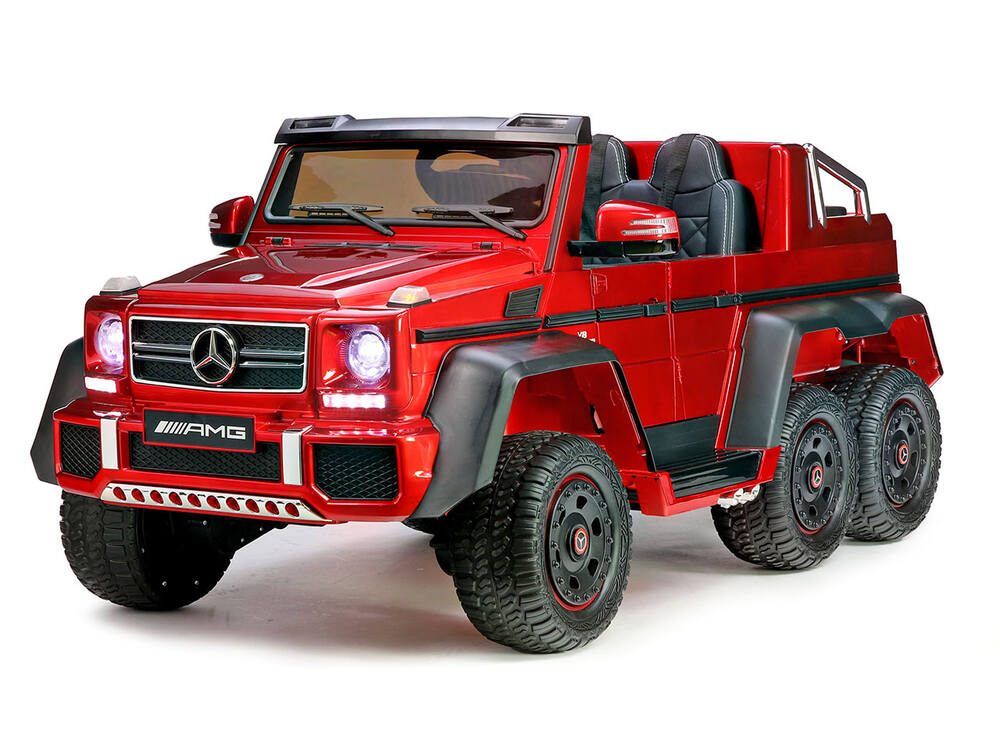 Elektrické autíčko Mercedes-Benz G63 AMG 6x6, vínové lakované