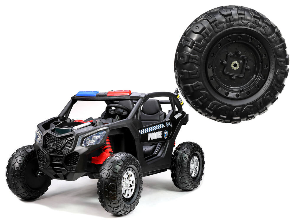 Dětská bugina Turbo XB Police - náhradní kolo EVA přední pravé/levé