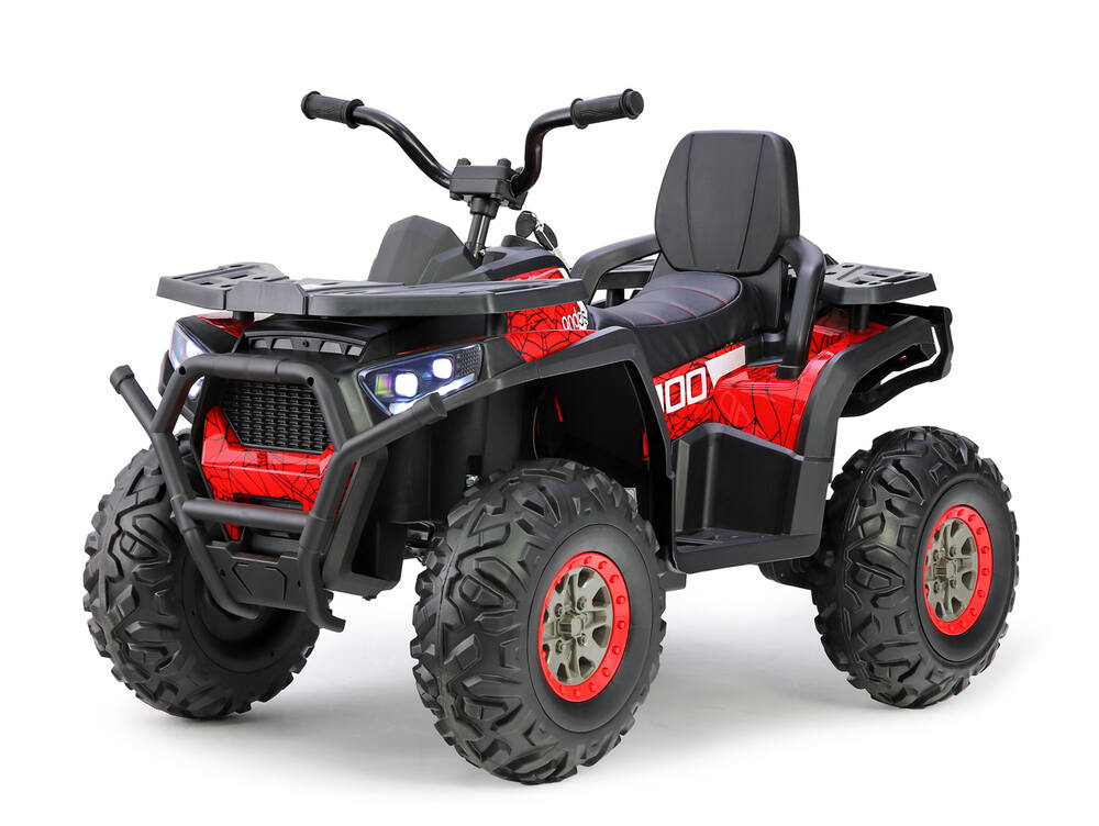 Detská elektrická štvorkolka andos® X-MAX 607 Spider 24V/400W, červená