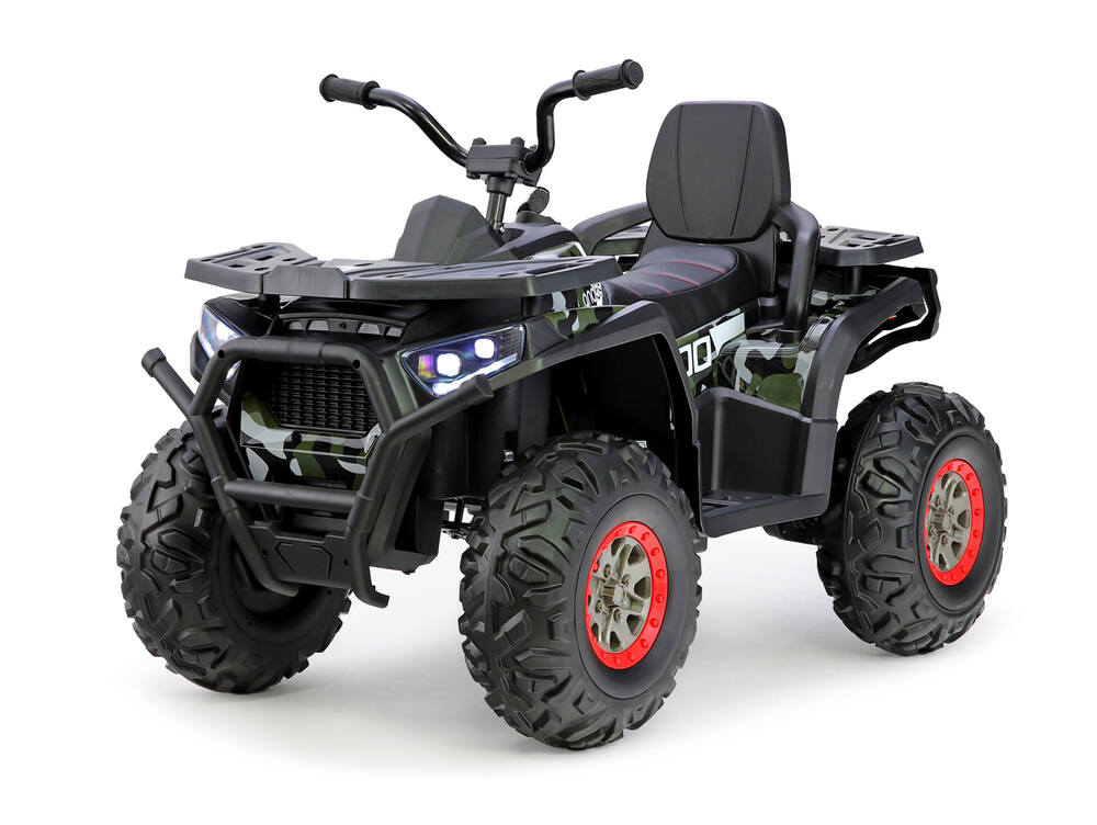 Detská elektrická štvorkolka andos® X-MAX 607 Camo 24V/400W, maskáčová