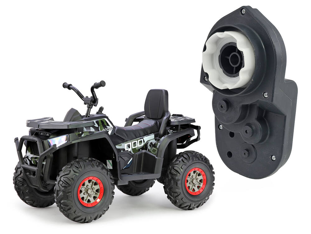 Detská štvorkolka andos® X-MAX 607 24V - náhradný elektrický motor 24V/200W s prevodovkou pre pohon kolies