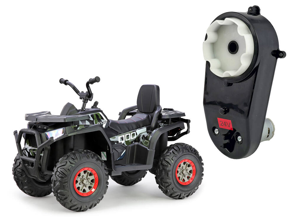 Detská štvorkolka andos® X-MAX 607 24V - náhradný elektrický motor s prevodovkou pre riadenie