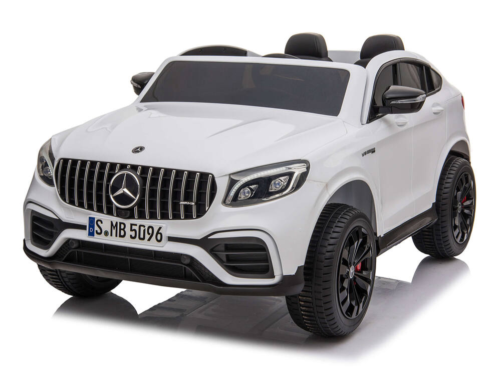 Dvoumístné elektrické autíčko Mercedes-AMG GLC 63 S 4x4, bílé