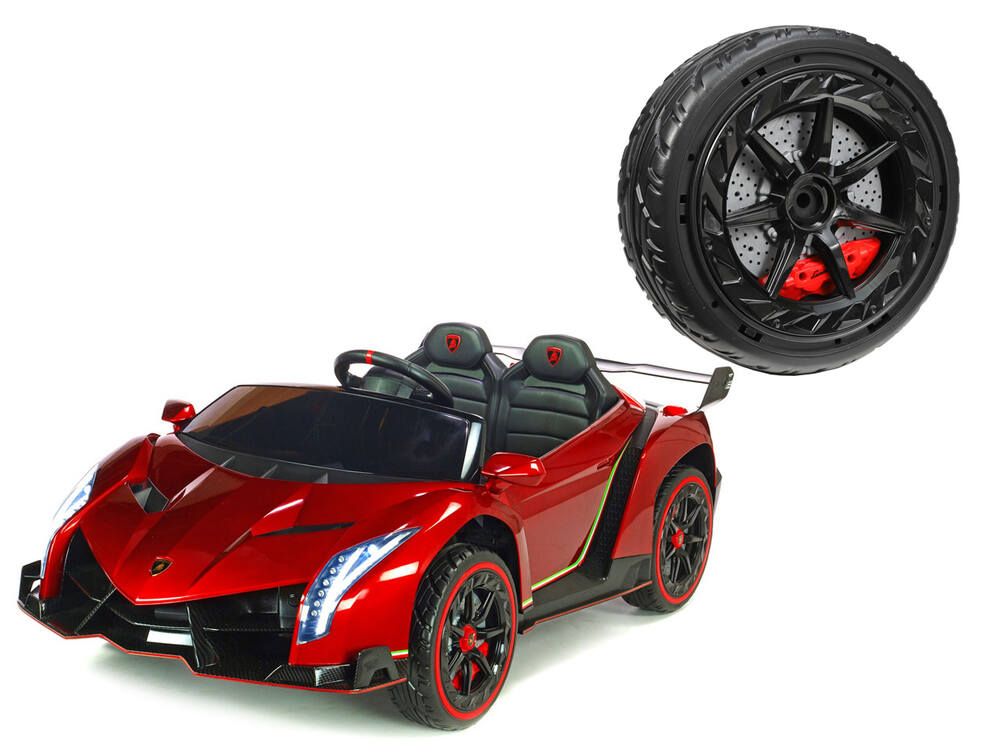 Dětské autíčko Lamborghini Veneno - náhradní kolo EVA přední/zadní levé