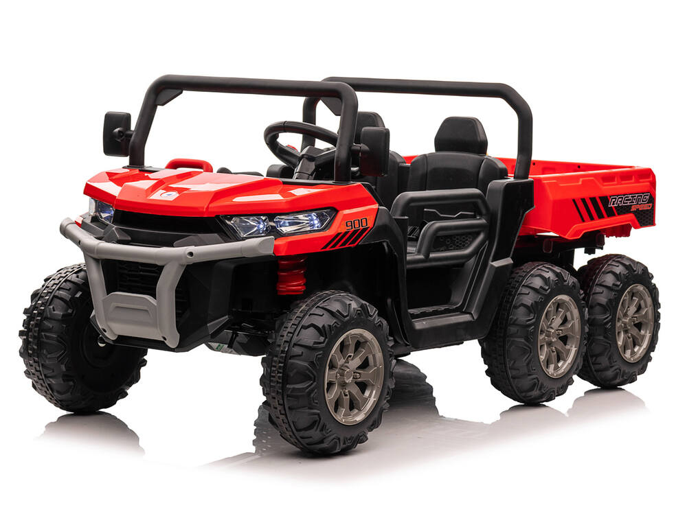 Dvoumístné autíčko andos Texas Farmer 4x 24V/120W s elektrickou korbou, červené