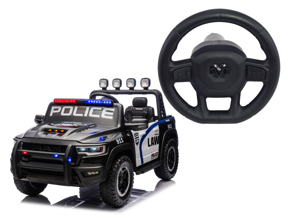 Detské autíčko RAM 1500 RHO 24V Polícia (Hasiči) - náhradný volant