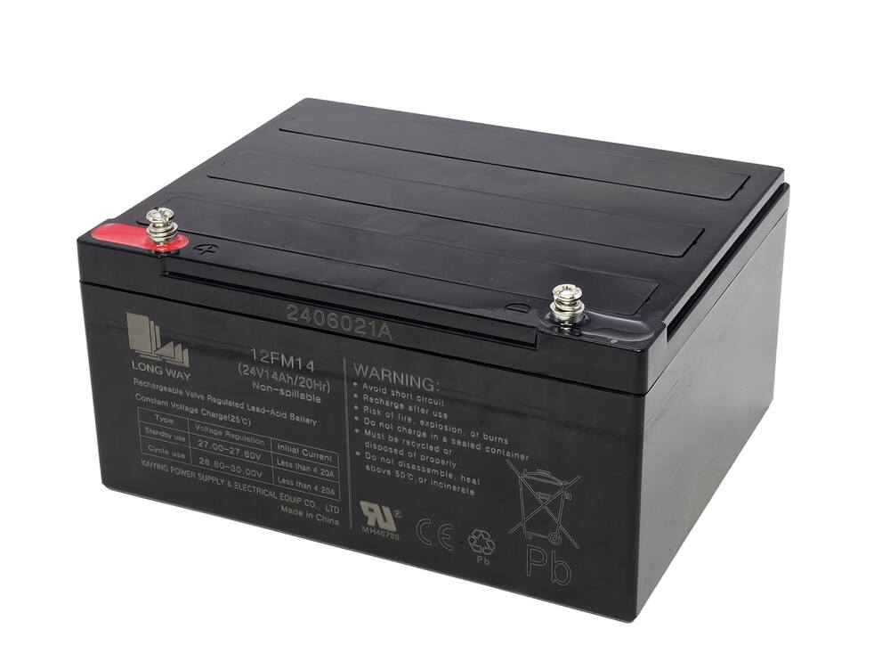 Gélová nabíjacia batéria - akumulátor 24V/14Ah Long Way s kontaktmi M5