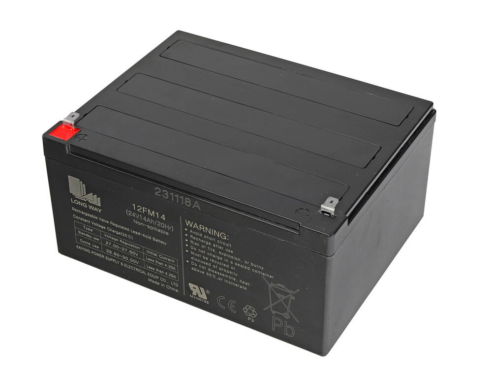 Gelová nabíjecí baterie 24V/14Ah Long Way