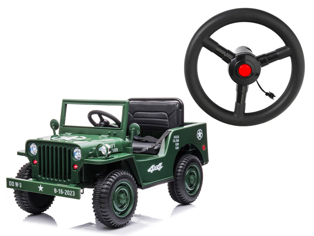 Dětské autíčko Džíp Willys 4x4 jednomístný - náhradní volant