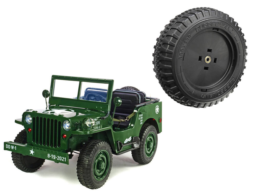 Dětské autíčko Džíp Willys 24V - náhradní kolo EVA univerzální