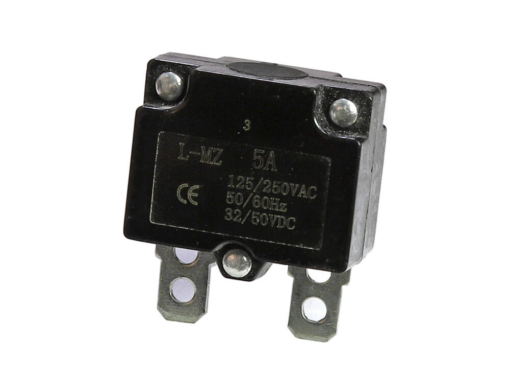 Resetovací pojistka 5 A pro dětská elektrická vozítka