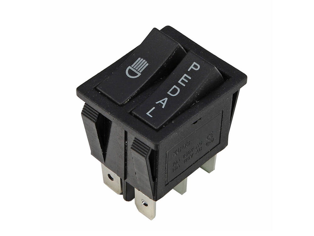Přepínač dvoupólový světla/pedál 6 pin