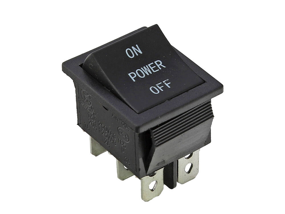 Vypínač O-I (ON / POWER / OFF) 6 pin