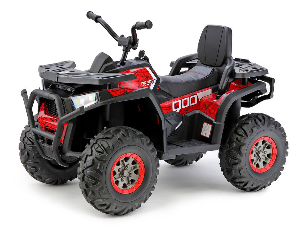 Dětská elektrická čtyřkolka andos® X-MAX 607 s pohonem 4x4, červená