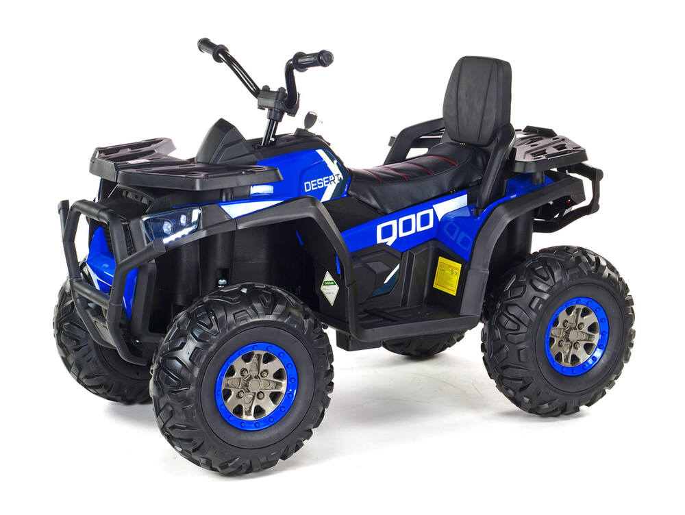 Dětská elektrická čtyřkolka X-MAX 607 s pohonem 4x2, modrá