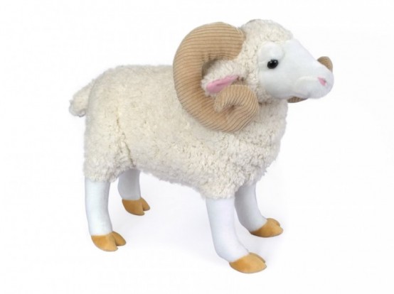 Plyšový beran 63 cm