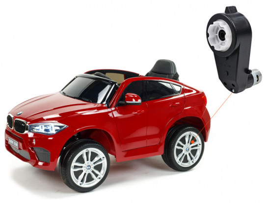 Dětské autíčko BMW X6 M jednomístné - náhradní elektrický motor s převodovkou pro pohon kol