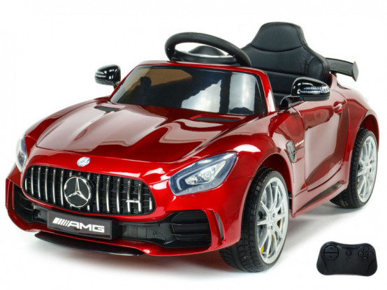 Mercedes-Benz AMG GT R s 2.4G diaľkovým ovládaním a realistickým LED osvetlením, vínové lakované