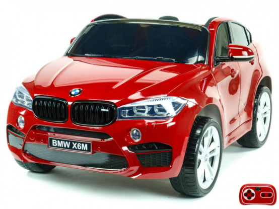 Dvoumístné elektrické autíčko BMW X6 M, vínové lakované