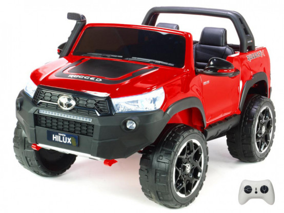 Dětské elektrické autíčko Toyota Hilux Rugged X 4x4, červené lakované