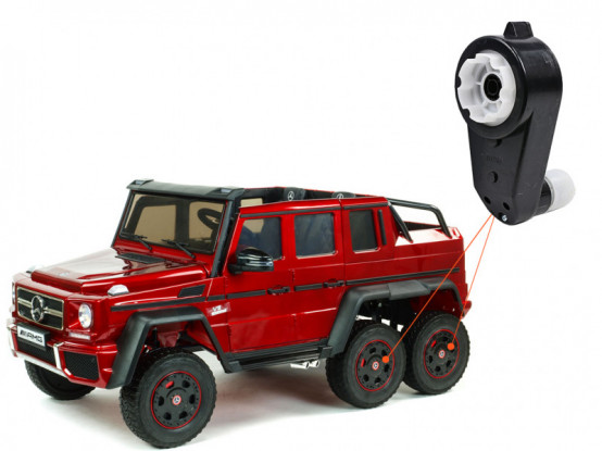 Dětské autíčko Mercedes-Benz G63 šestikolový - náhradní elektrický motor s převodovkou pro pohon kol