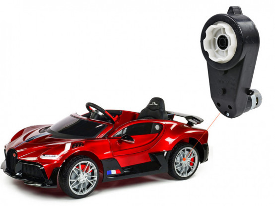 Dětské autíčko Bugatti Divo - náhradní elektrický motor s převodovkou pro pohon kol