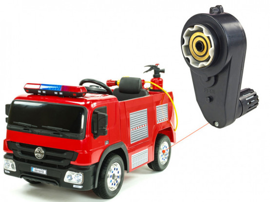 Dětské autíčko Hasičské SX1818 - náhradní elektrický motor s převodovkou pro pohon SVÍTÍCÍCH kol