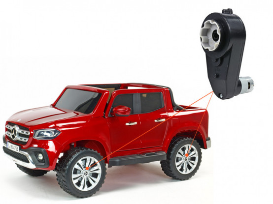 Dětské autíčko Mercedes-Benz X-Class 4x4 - náhradní motor s převodovkou pro pohon kol
