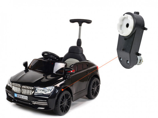 Dětské autíčko Bavoráček s vodící tyčí XMX826 - náhradní elektrický motor s převodovkou pro řízení