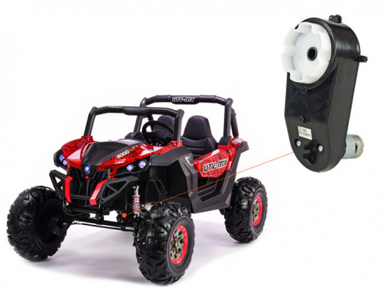 Dětská bugina X-MAX 4x4 - náhradní elektrický motor s převodovkou pro řízení