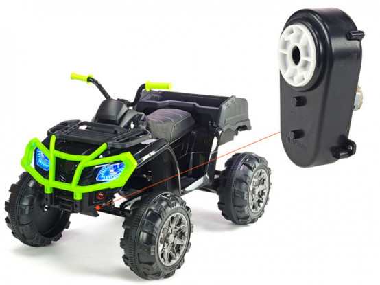 Dětská čtyřkolka Predator XXL BDM0909 - náhradní elektrický motor s převodovkou pro řízení